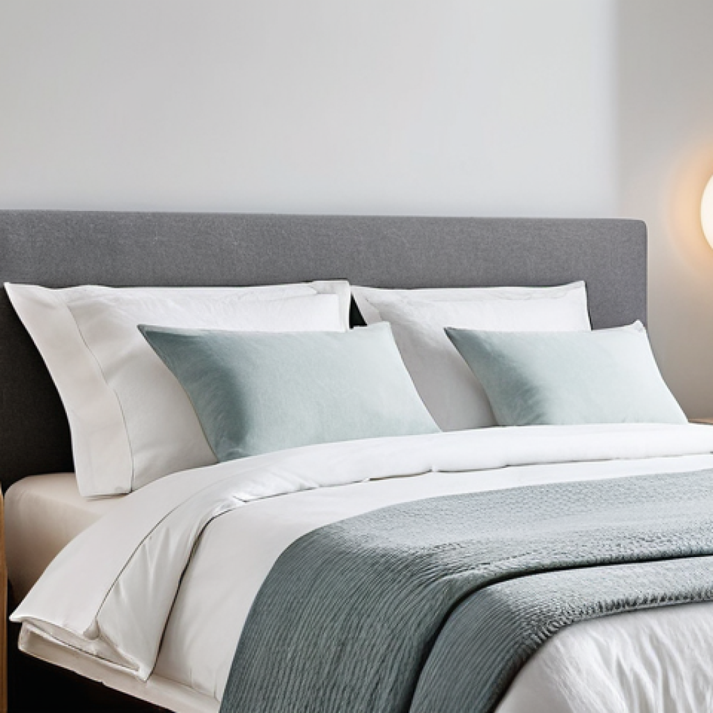 스마트홈에서의 생리적 요구 충족 방안 - **Prompt 1: Serene Smart Bedroom for Restful Sleep**
    "A young woman in her late 20s, with a peac...