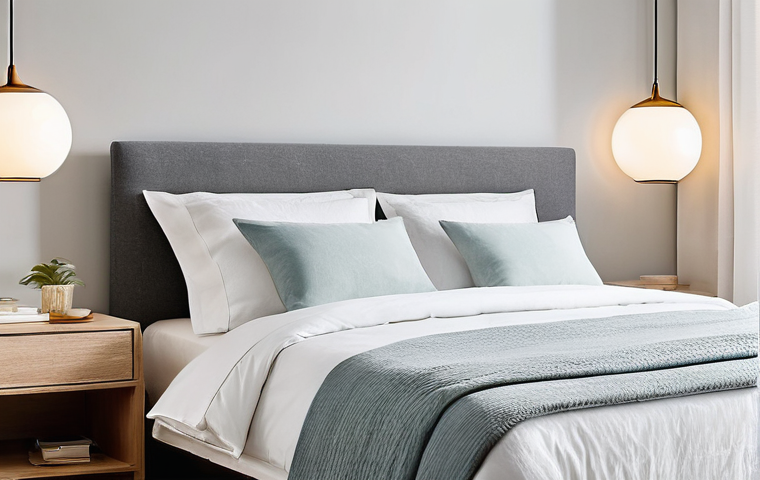 스마트홈에서의 생리적 요구 충족 방안 - **Prompt 1: Serene Smart Bedroom for Restful Sleep**
    "A young woman in her late 20s, with a peac...